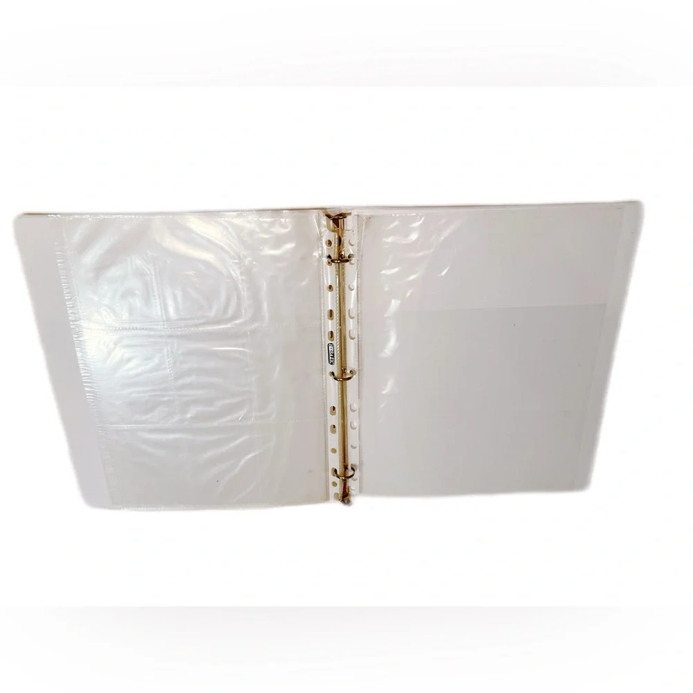 A4 Document Organizer Set 2 Display Books (100 & 30 Pockets) + Ring Binder